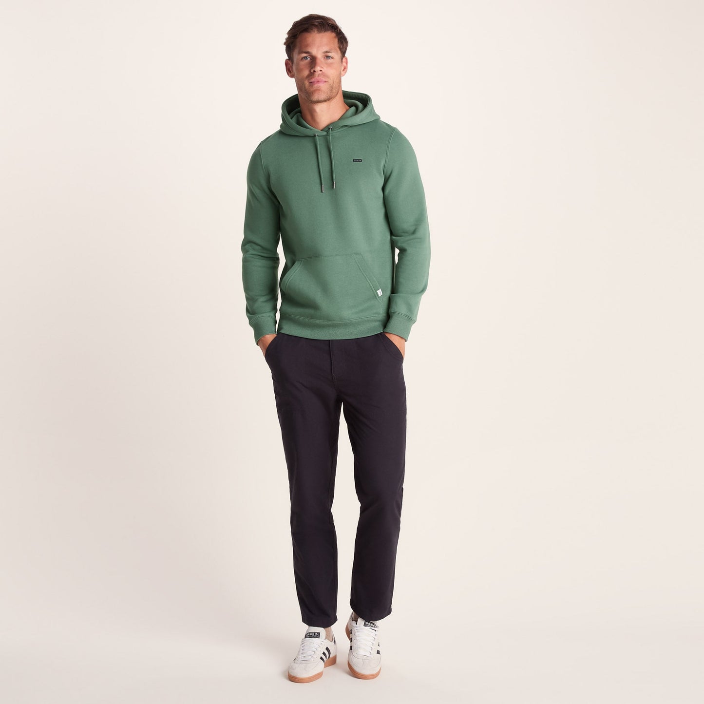 Holcombe Mens Supersoft Long Sleeve Hoody - Light Forest