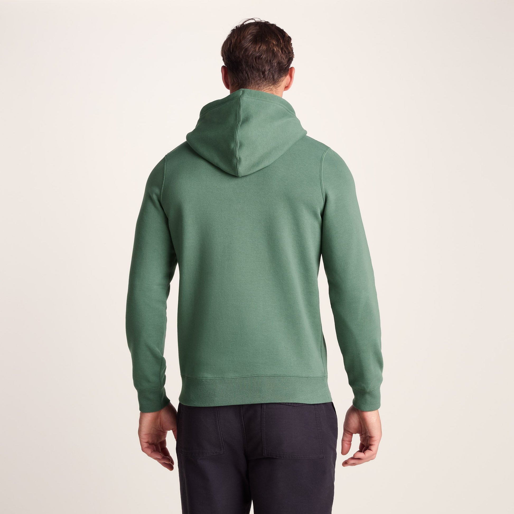 Holcombe Mens Supersoft Long Sleeve Hoody - Light Forest