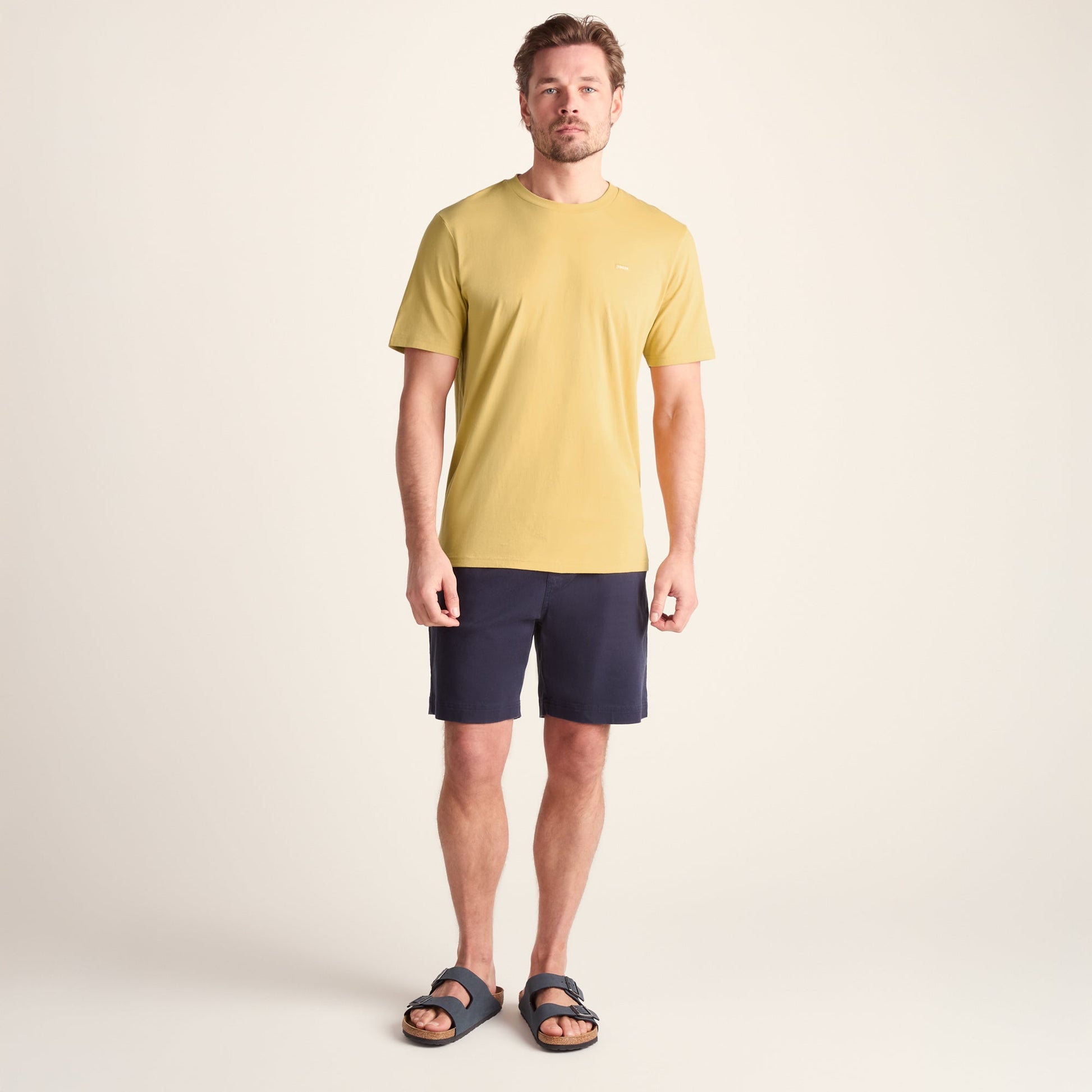 Howard Mens 100% Cotton Supersoft T-Shirt - Pale Amber