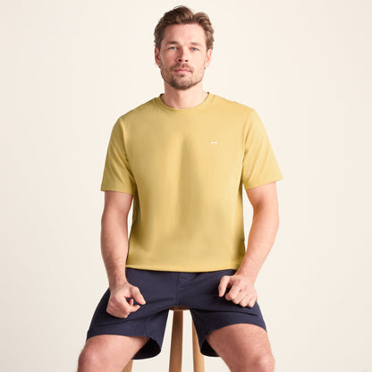 Howard Mens 100% Cotton Supersoft T-Shirt - Pale Amber