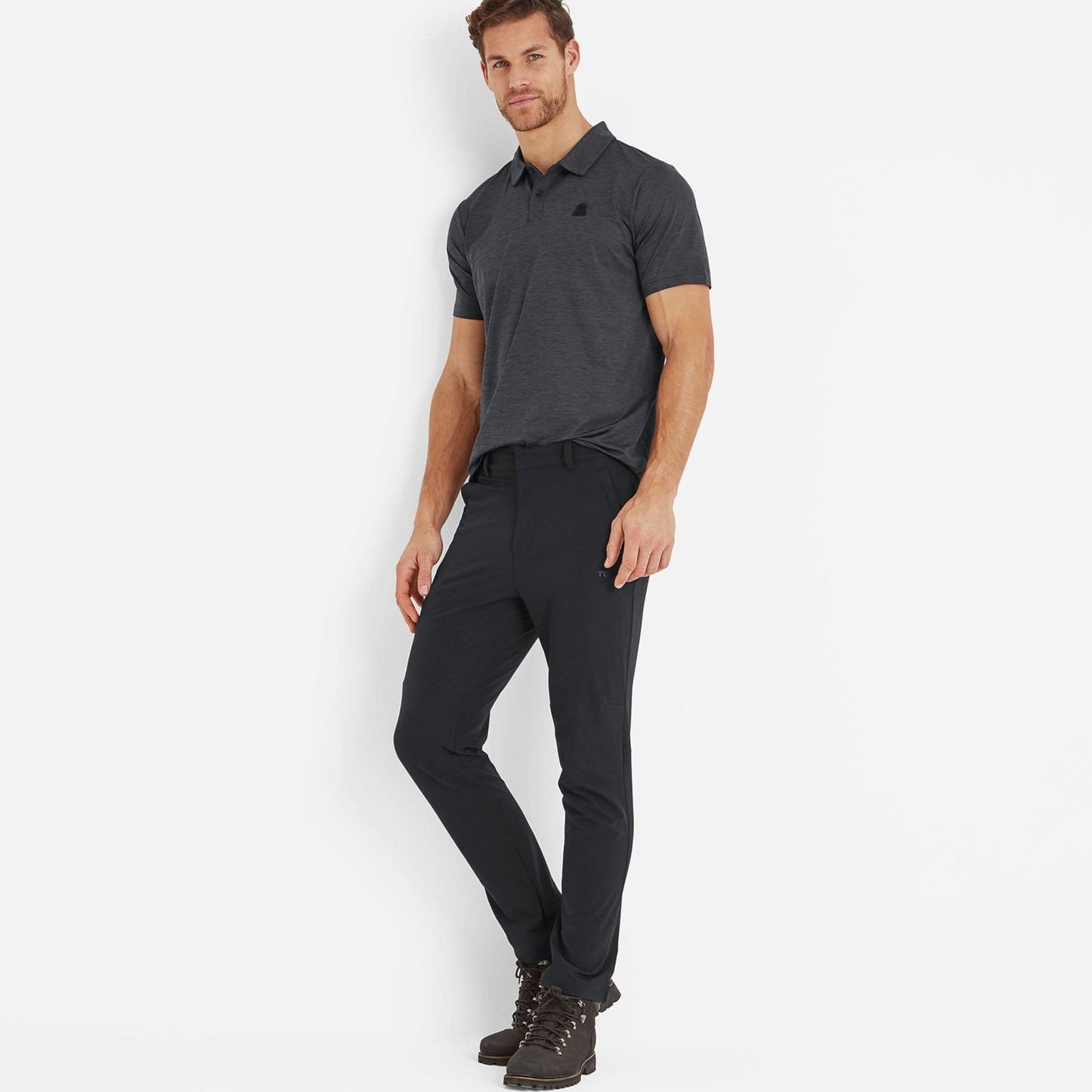 Hurstead Mens Softshell Walking Trousers Regular - Black