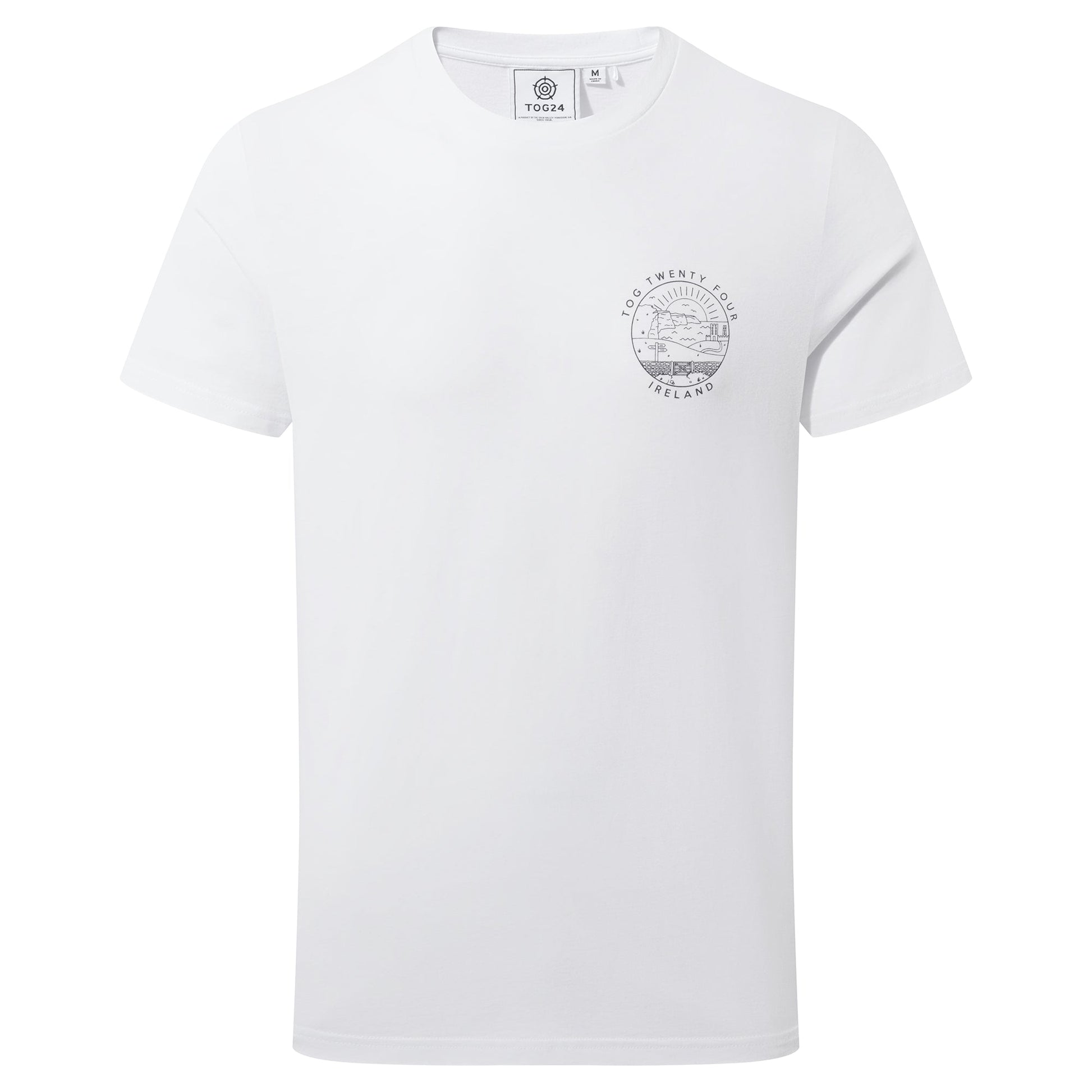 Ireland Mens 100% Cotton T-Shirt - Optic White