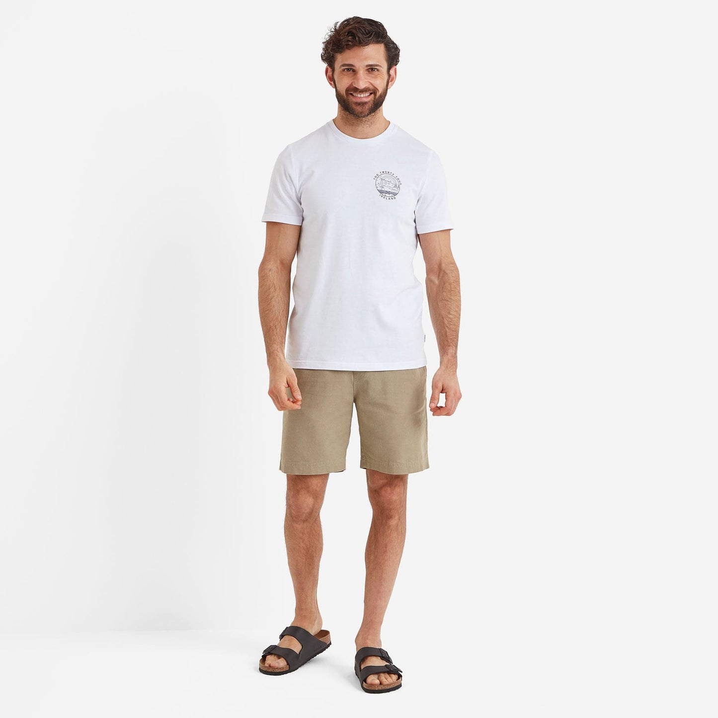 Ireland Mens 100% Cotton T-Shirt - Optic White