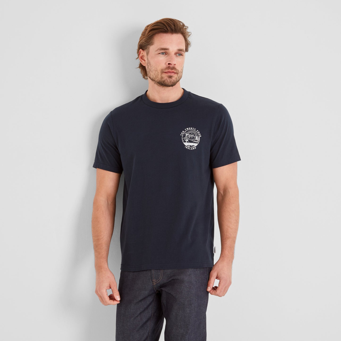 Ireland Mens 100% Cotton T-Shirt - Dark Indigo