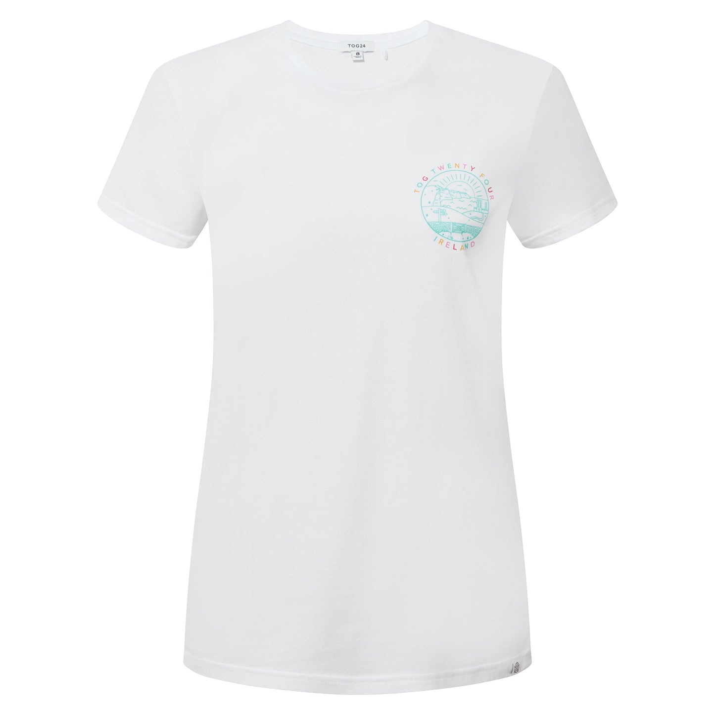 Ireland Womens 100% Cotton T-Shirt - Optic White