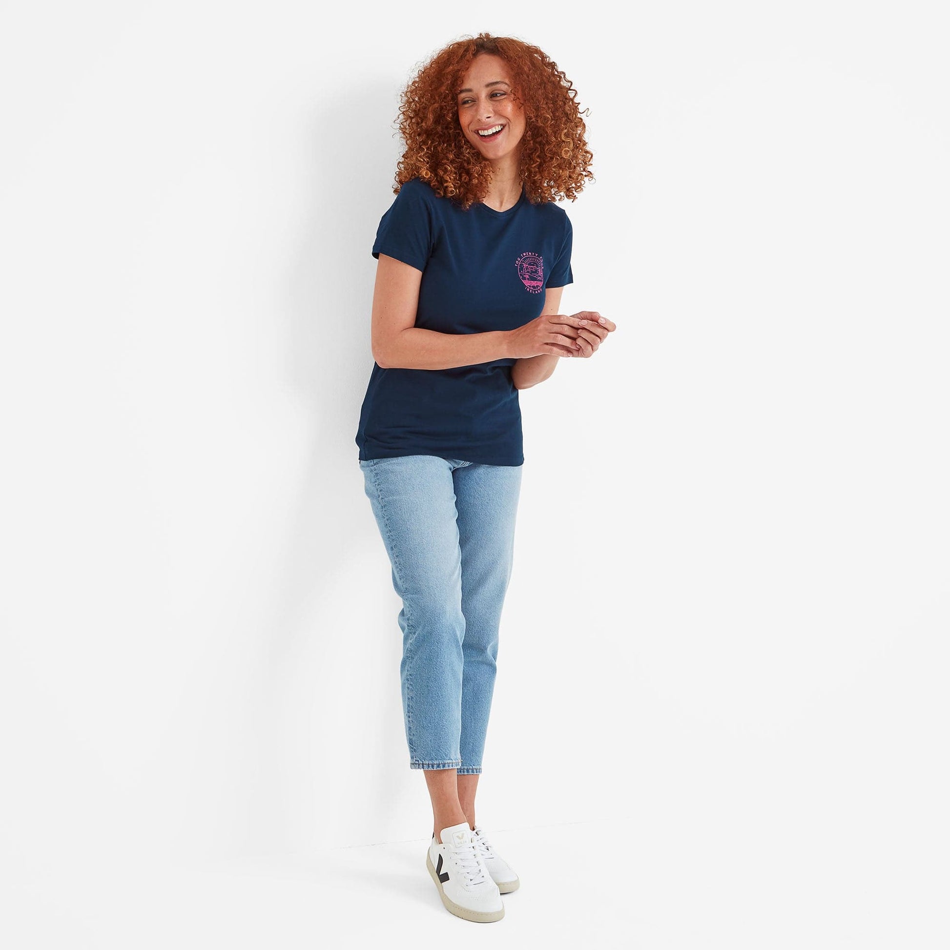 Ireland Womens 100% Cotton T-Shirt - Starry Night