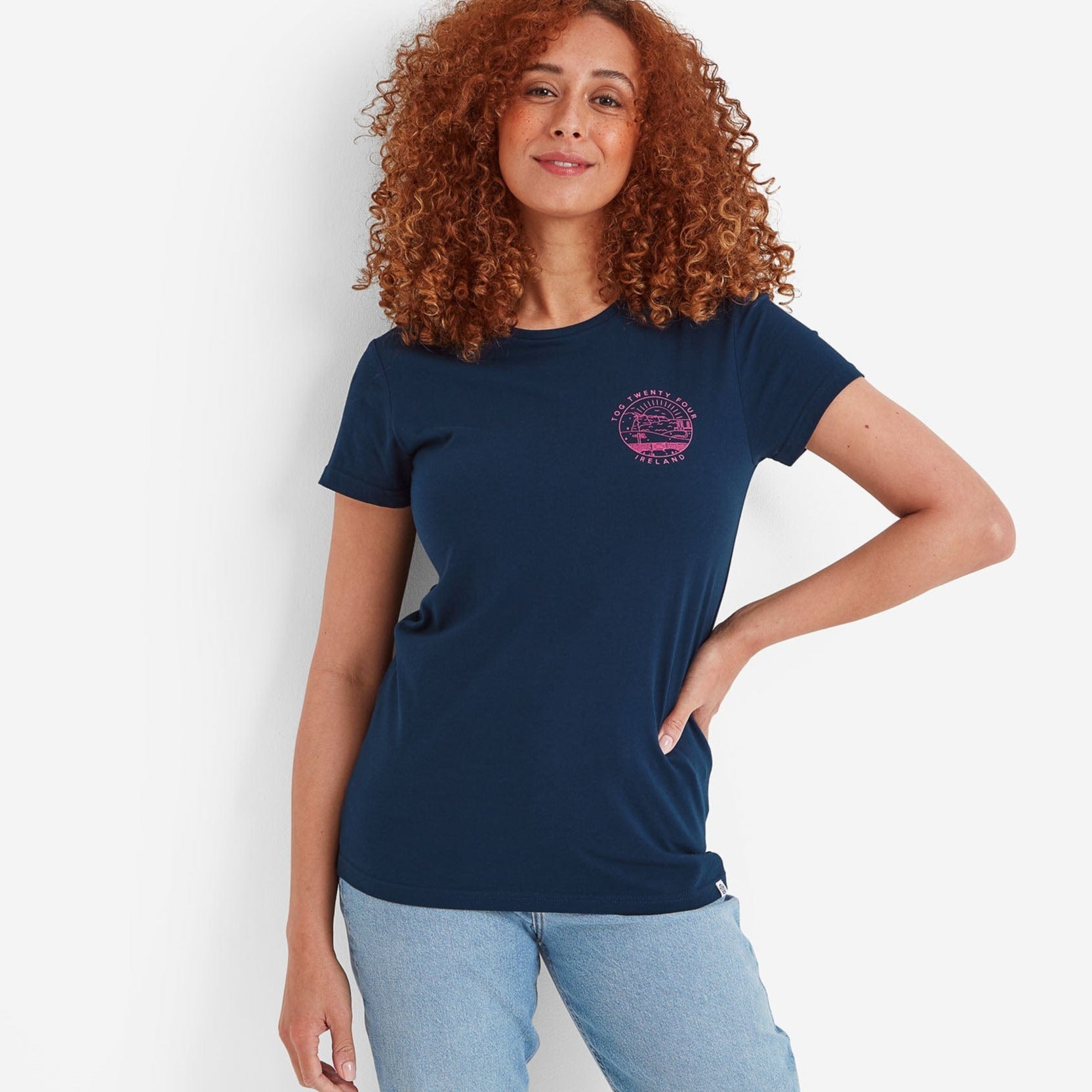 Ireland Womens 100% Cotton T-Shirt - Starry Night
