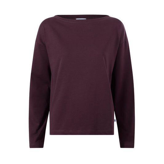 Ivy Womens Long Sleeve T-Shirt - Huckleberry
