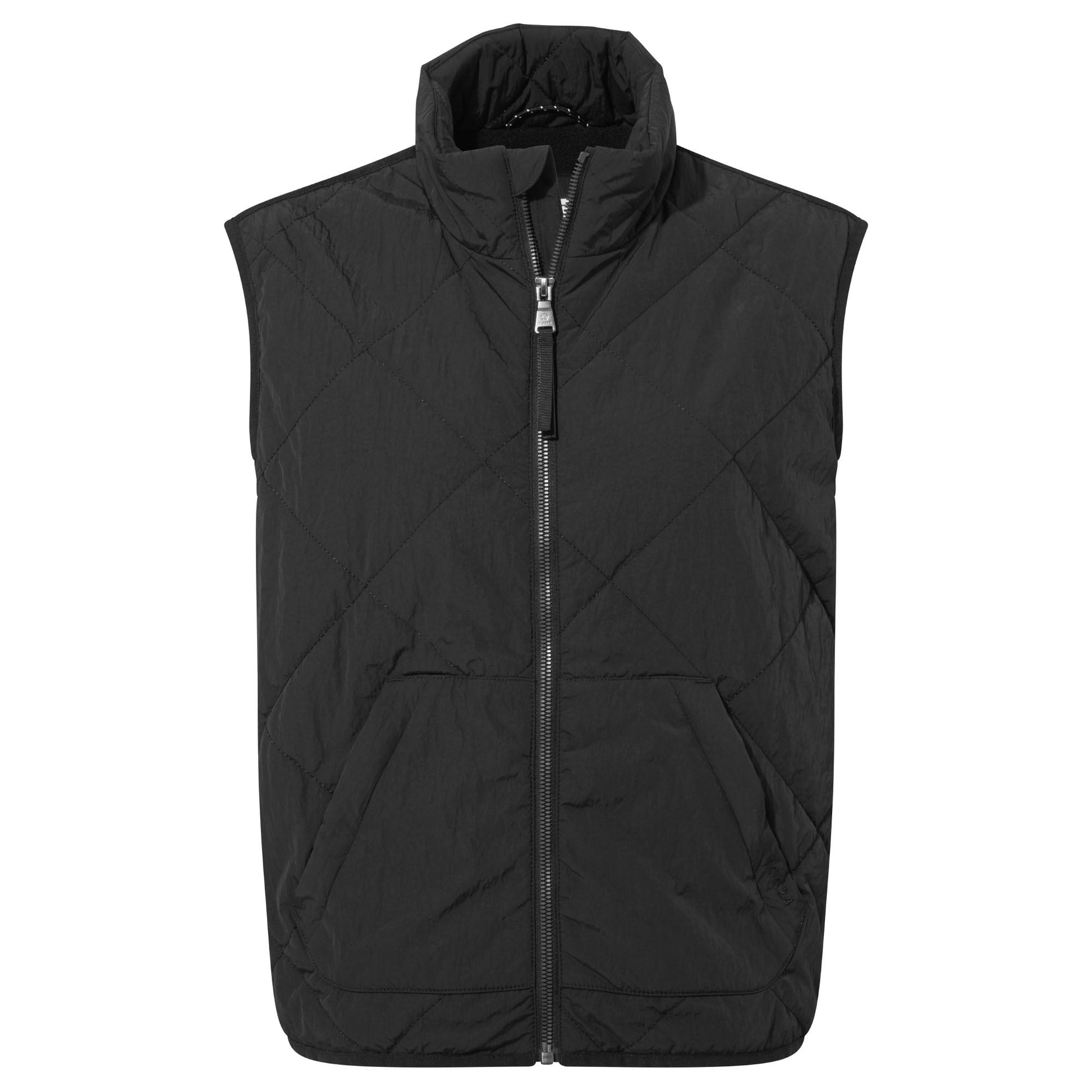 Juni Womens Relaxed Fit Shower Resistant Insulated Gilet - Black