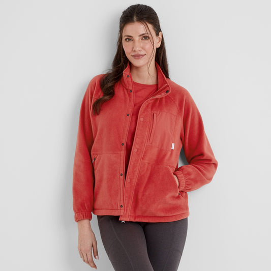 Kayford Womens Microfleece Jacket - Cranberry