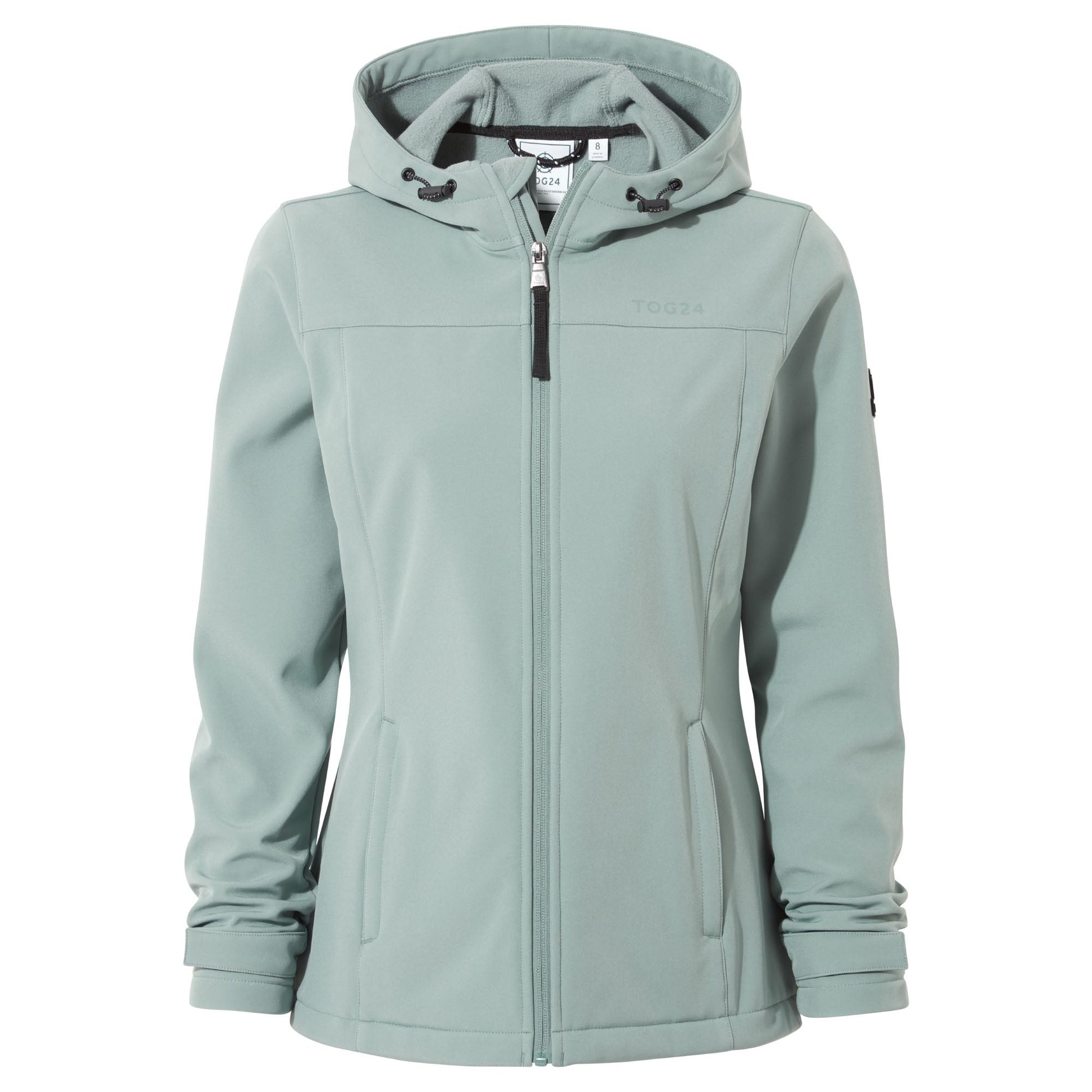 Keld Womens Shower Resistant Hooded Softshell Jacket - Smokey Teal