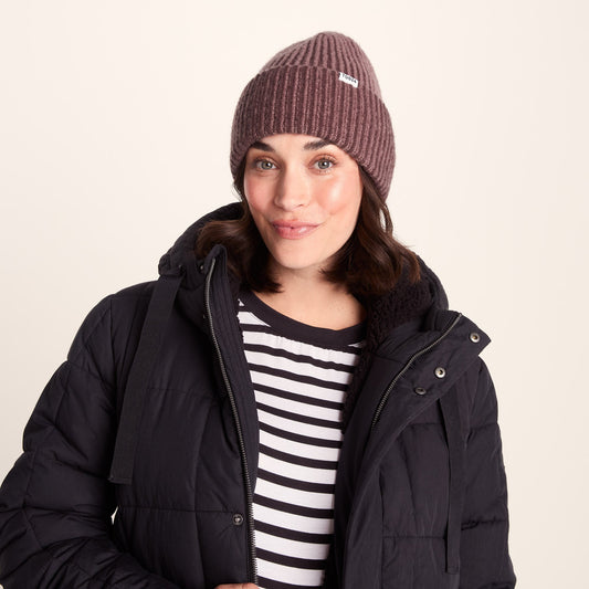Kiryan Knit Hat - Mauve