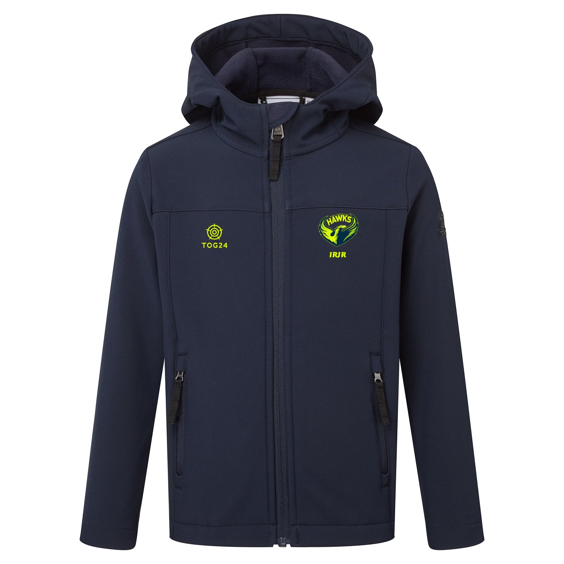 West Yorkshire Hawks Kids - Koroma Softshell Hooded Jacket Navy