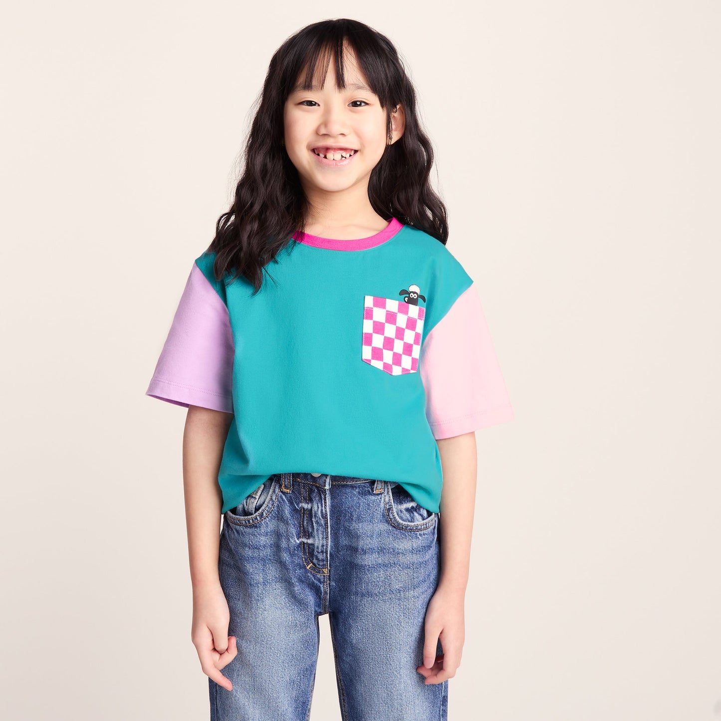 Ladoum Kids Shaun the Sheep T-Shirt - Spearmint Green