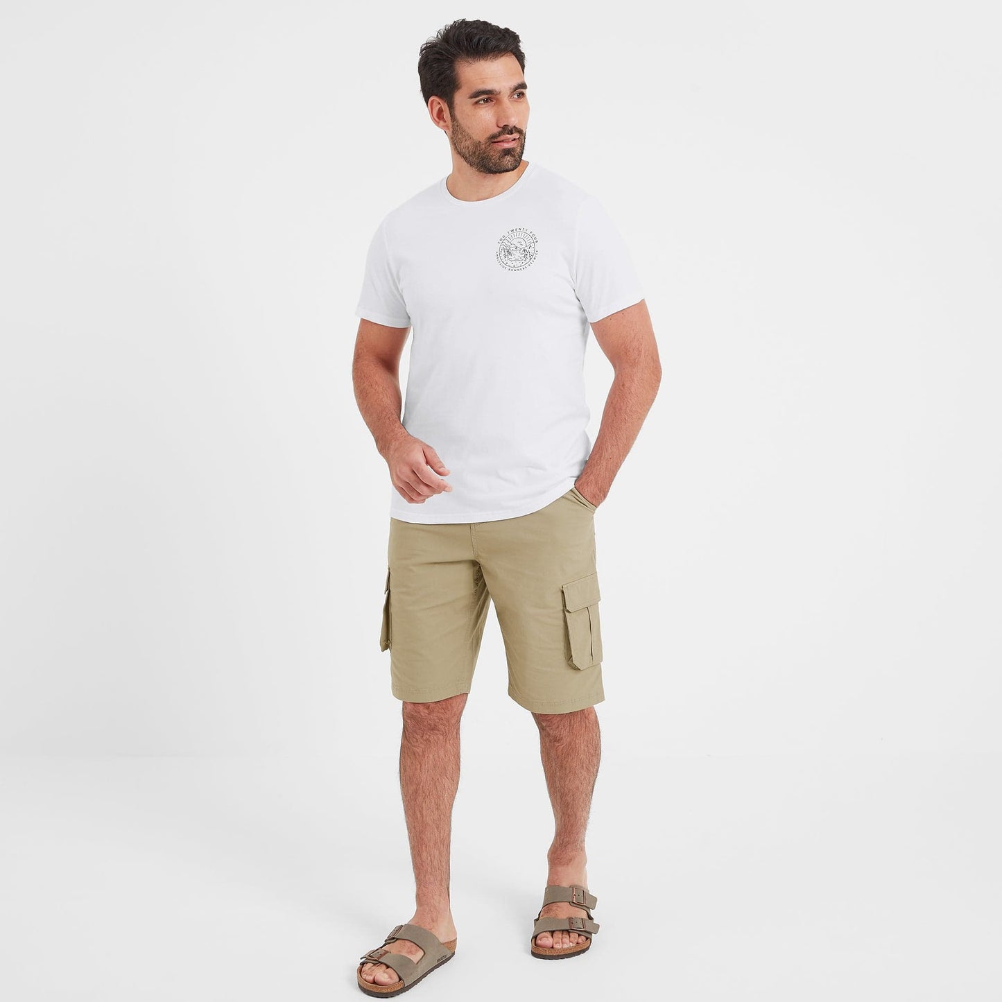 Lakes Mens 100% Cotton Supersoft T-Shirt - White
