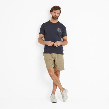 Lakes Mens 100% Cotton Supersoft T-Shirt - Dark Indigo