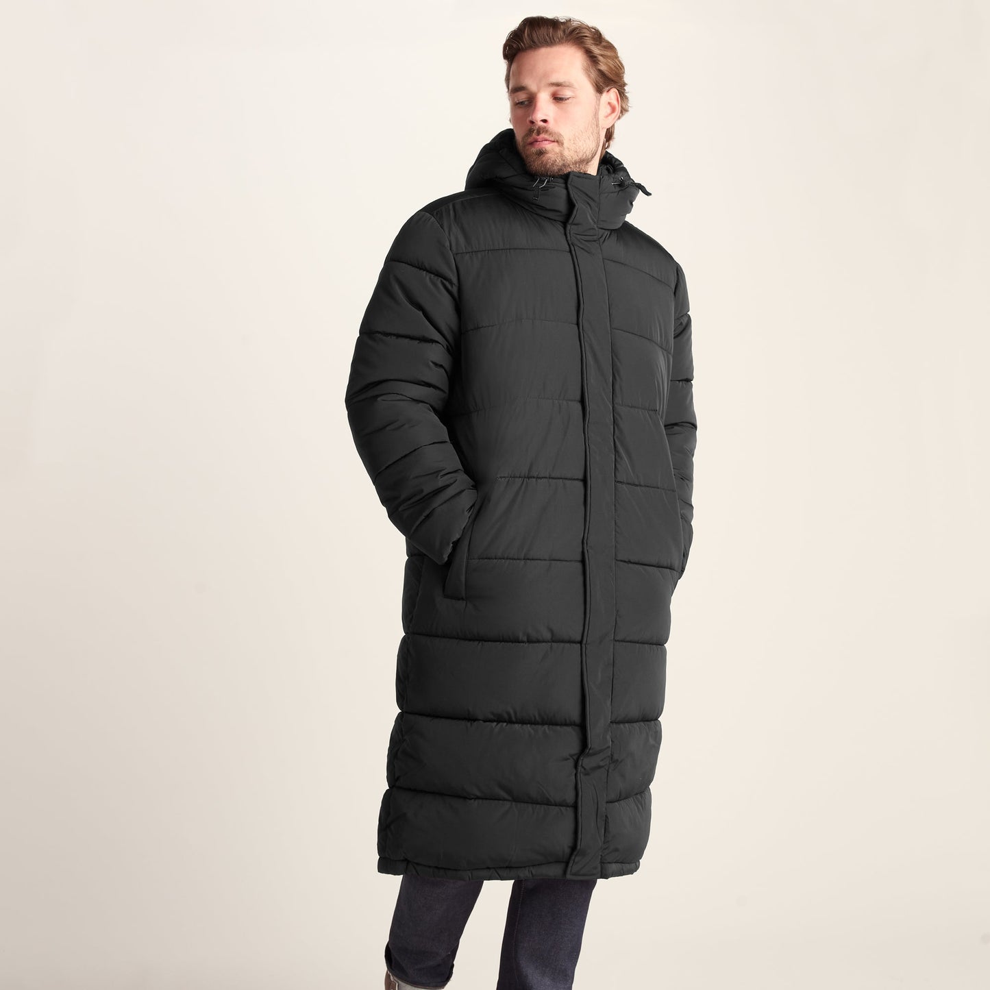 Langrick Mens Long Insulated Jacket - Black