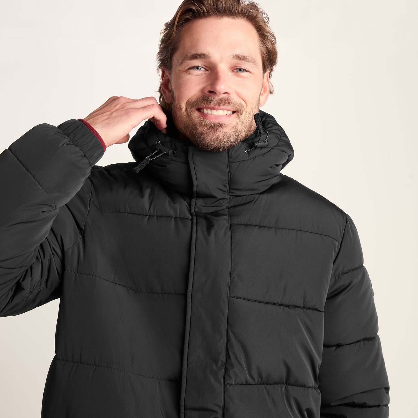 Langrick Mens Long Insulated Jacket - Black
