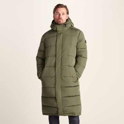 Langrick Mens Long Insulated Jacket - Khaki