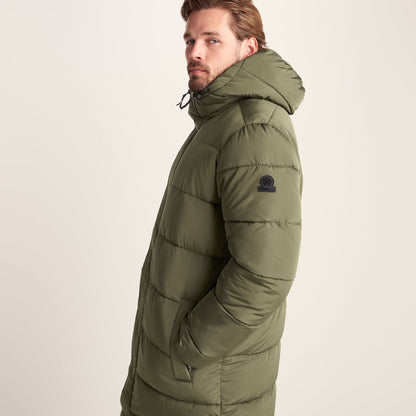 Langrick Mens Long Insulated Jacket - Khaki