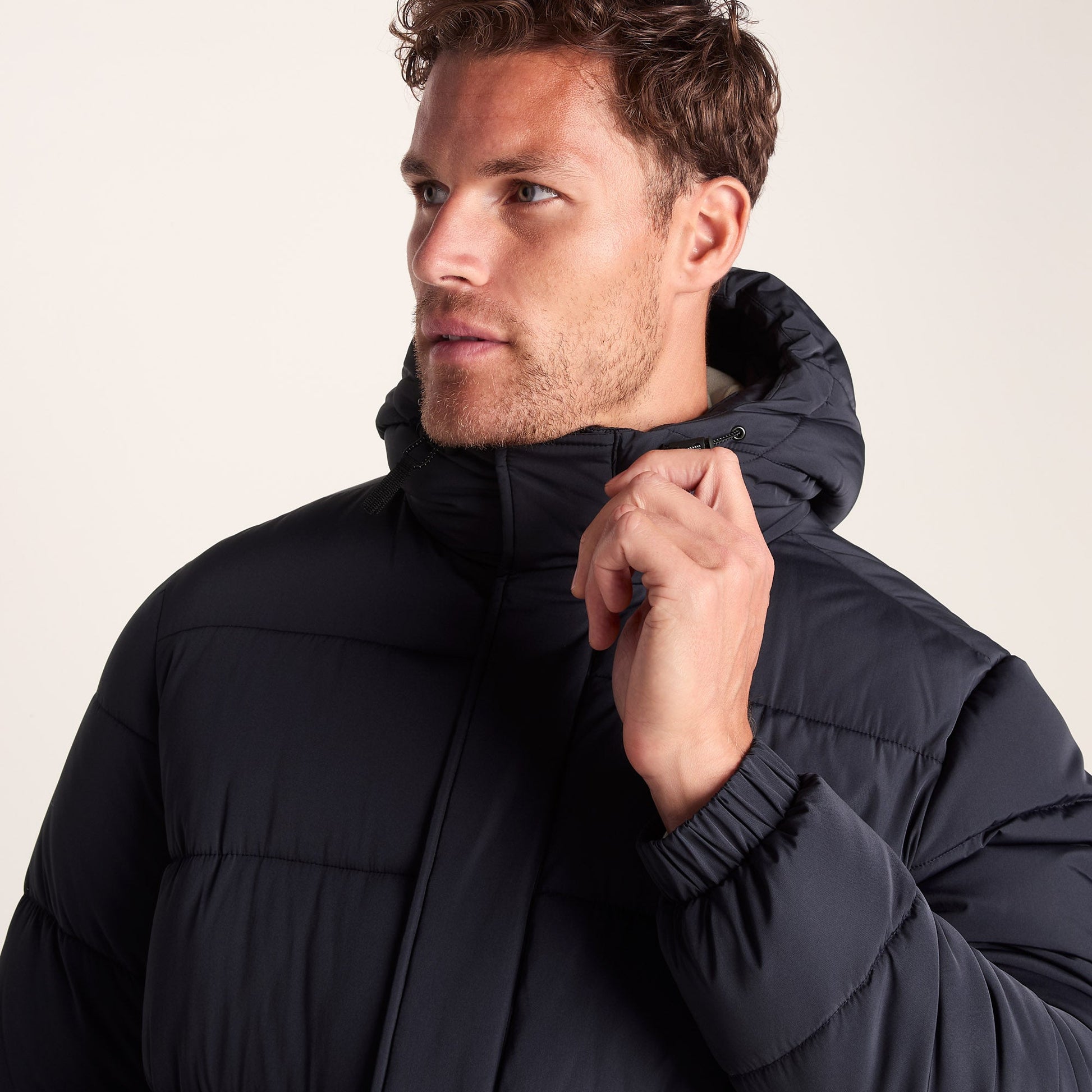 Langrick Mens Long Insulated Jacket - Dark Indigo