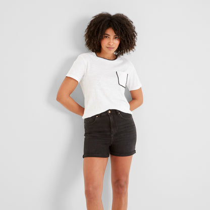 Liana Womens 100% Cotton Supersoft T-Shirt - Optic White