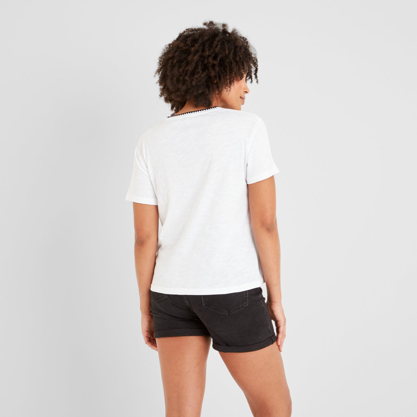 Liana Womens 100% Cotton Supersoft T-Shirt - Optic White
