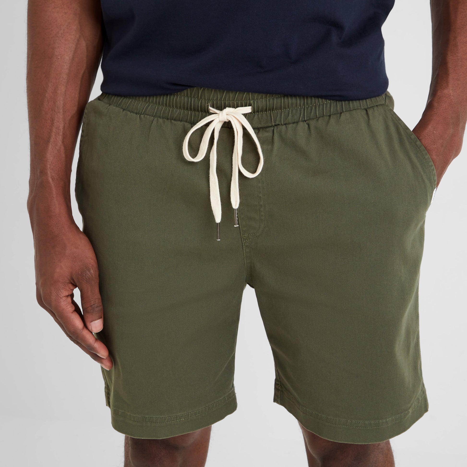 Loredo Mens Cotton Blend Shorts - Forage Green