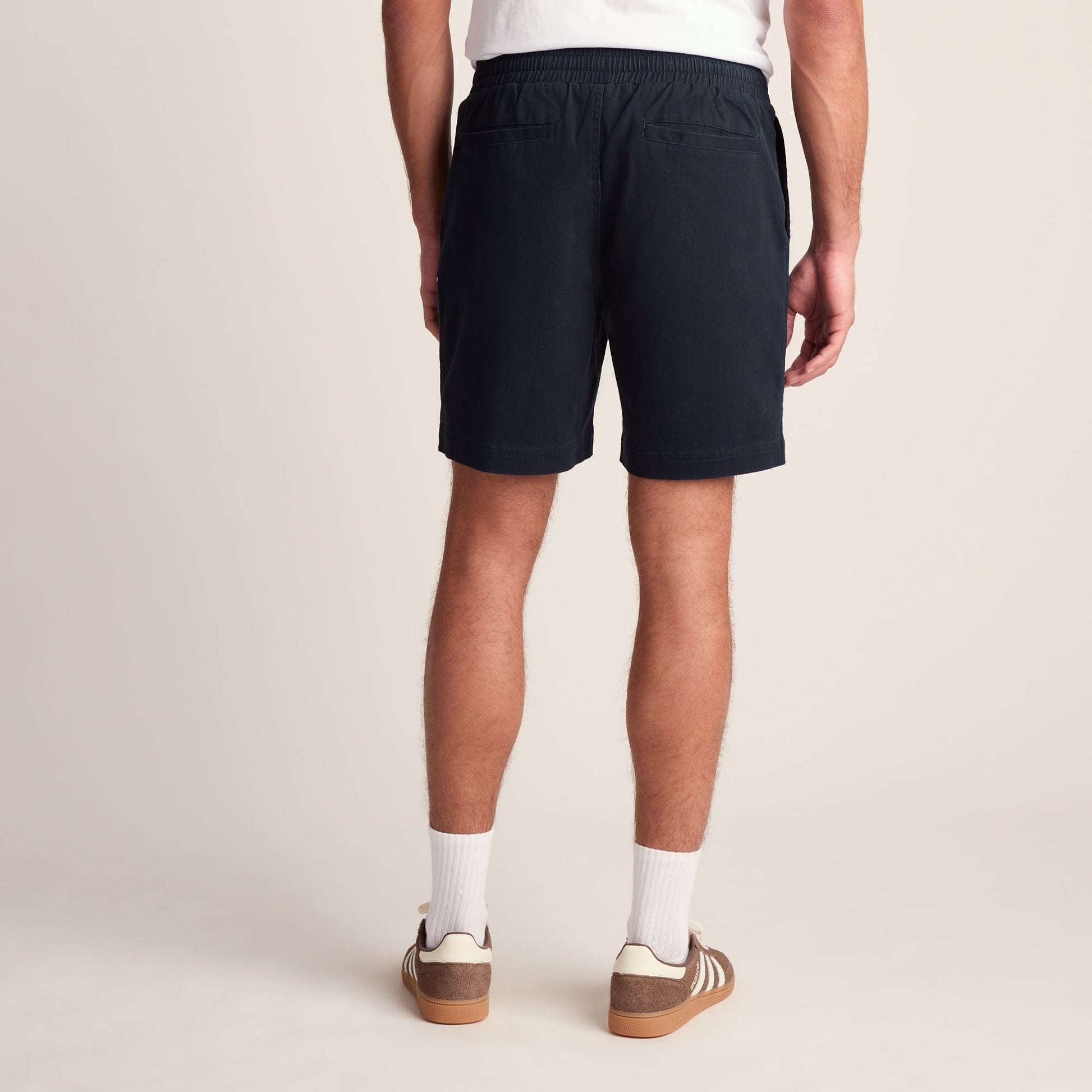 Loredo Mens Cotton Blend Shorts - Dark Indigo
