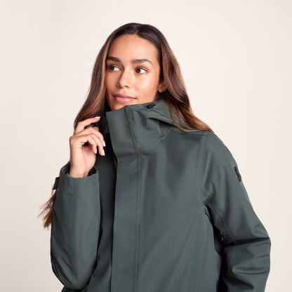 Lyra Womens Waterproof 3in1 Jacket - Racing Green