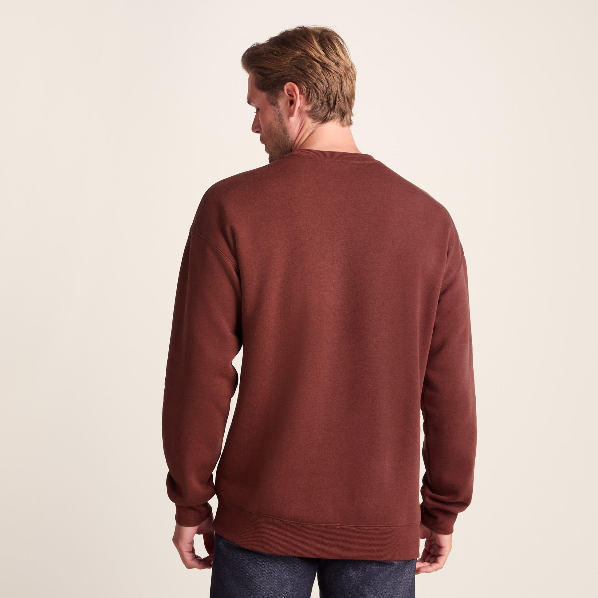 Lytham Mens Supersoft Sweat - Port