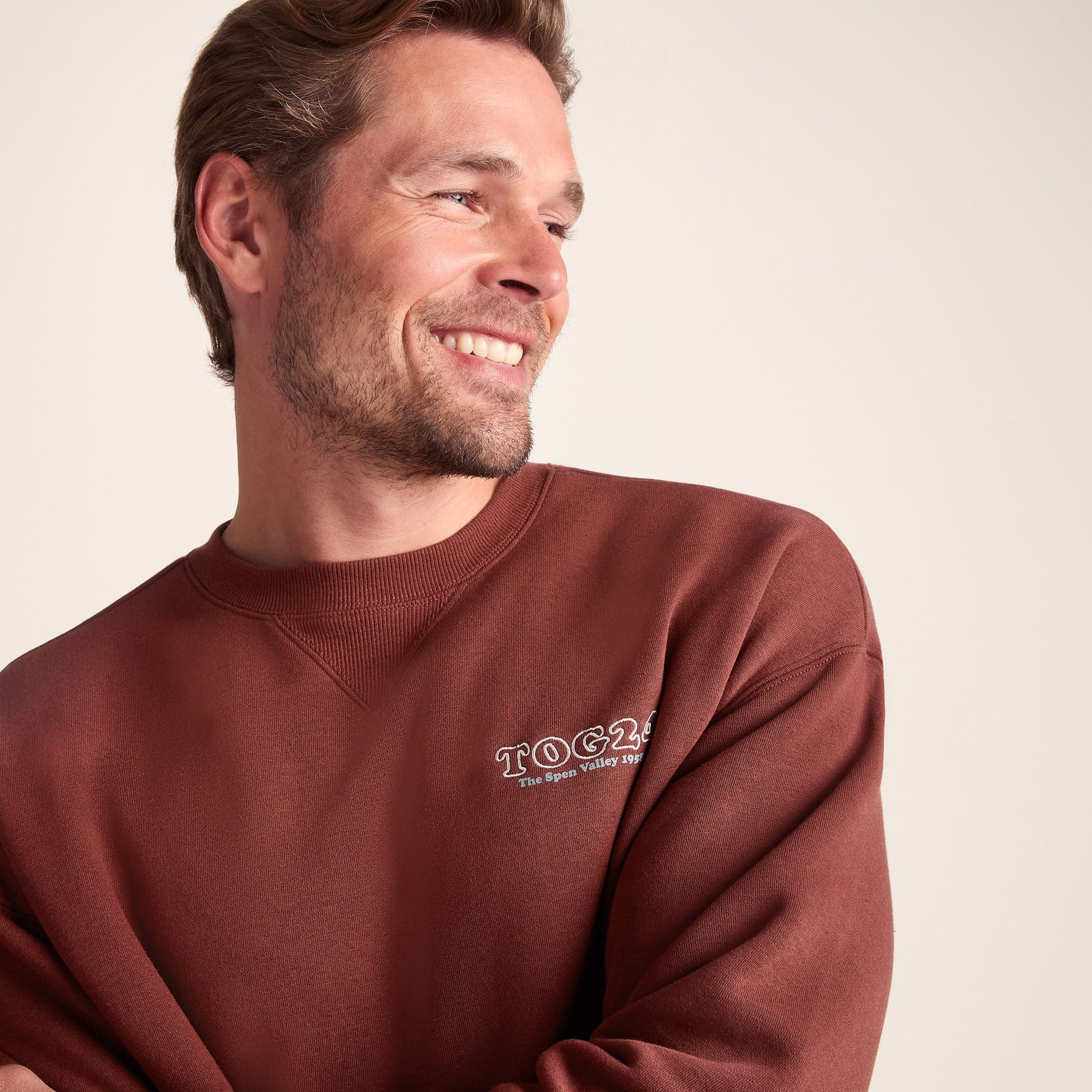 Lytham Mens Supersoft Sweat - Port