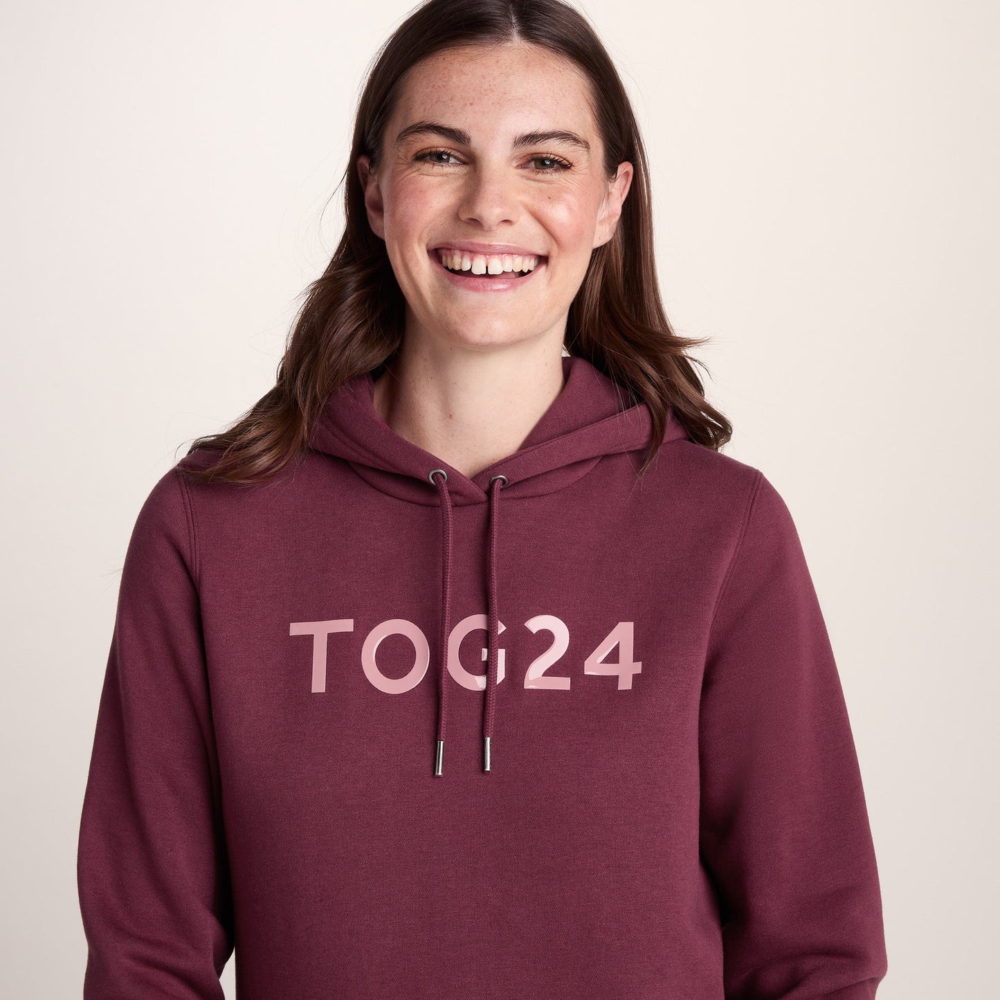 Magdalen Womens Supersoft Overhead Hoody - Burgundy