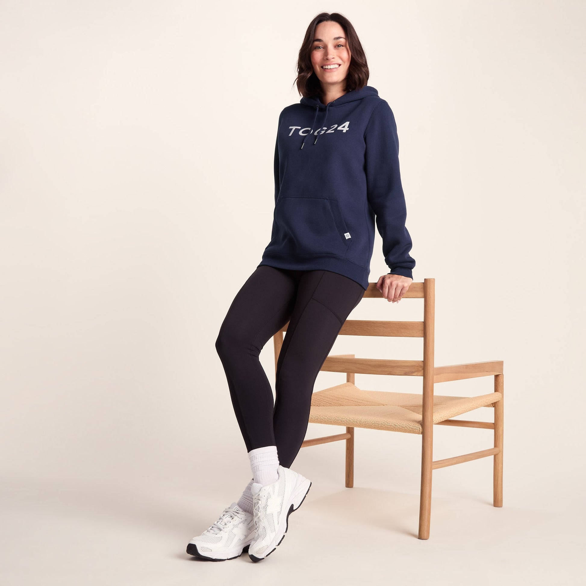 Magdalen Womens Supersoft Overhead Hoody - Oxford Blue