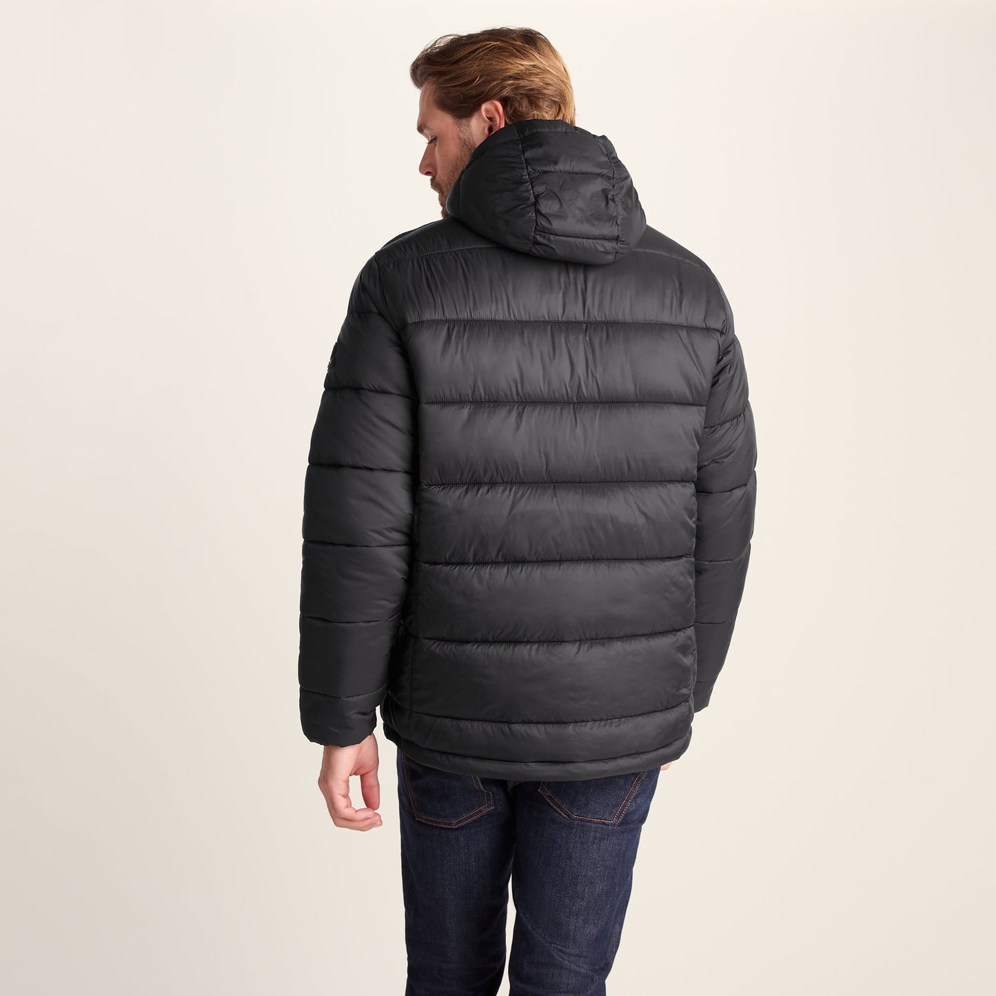 Maloney Mens Wind Resistant Insulated Jacket - Black