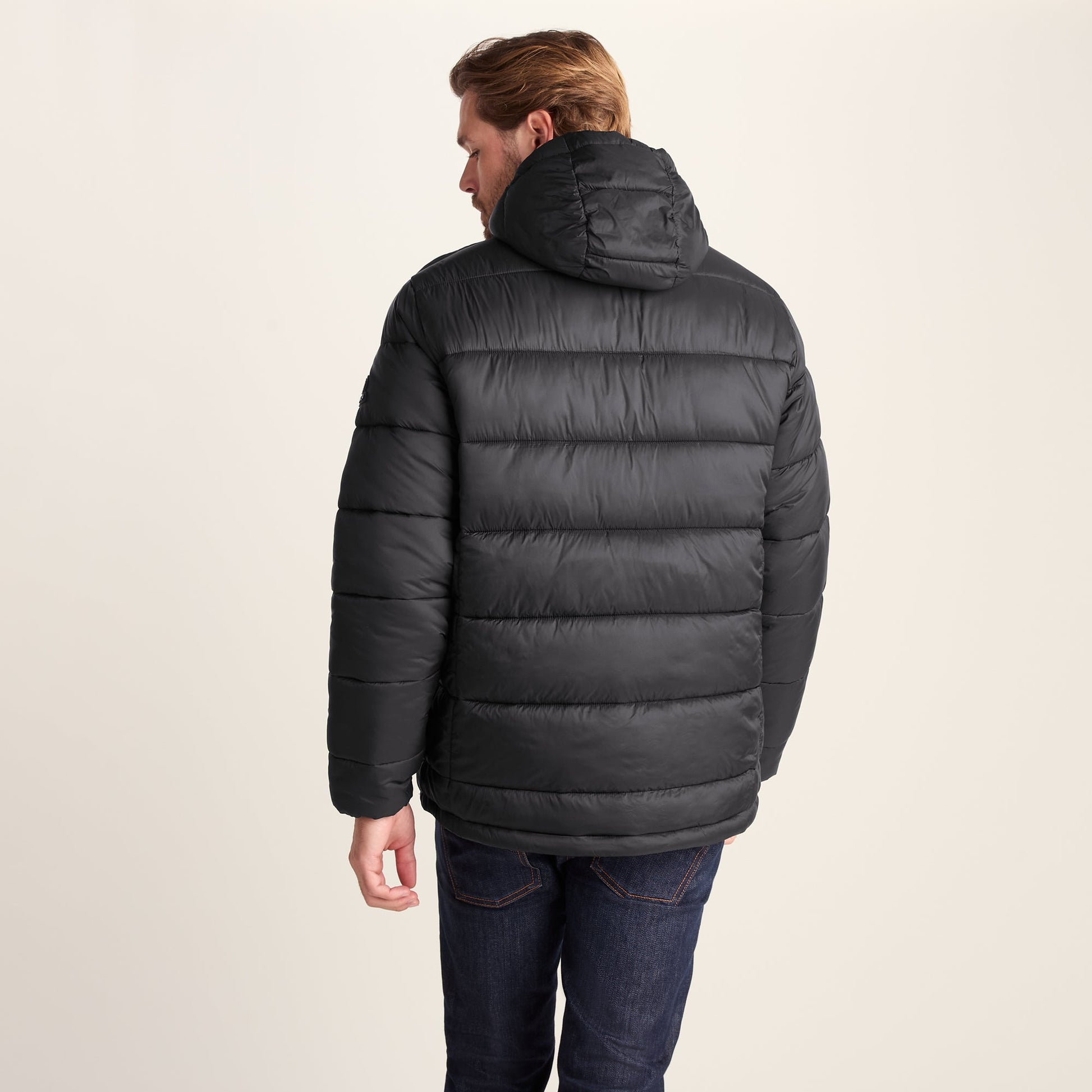 Maloney Mens Wind Resistant Insulated Jacket - Black