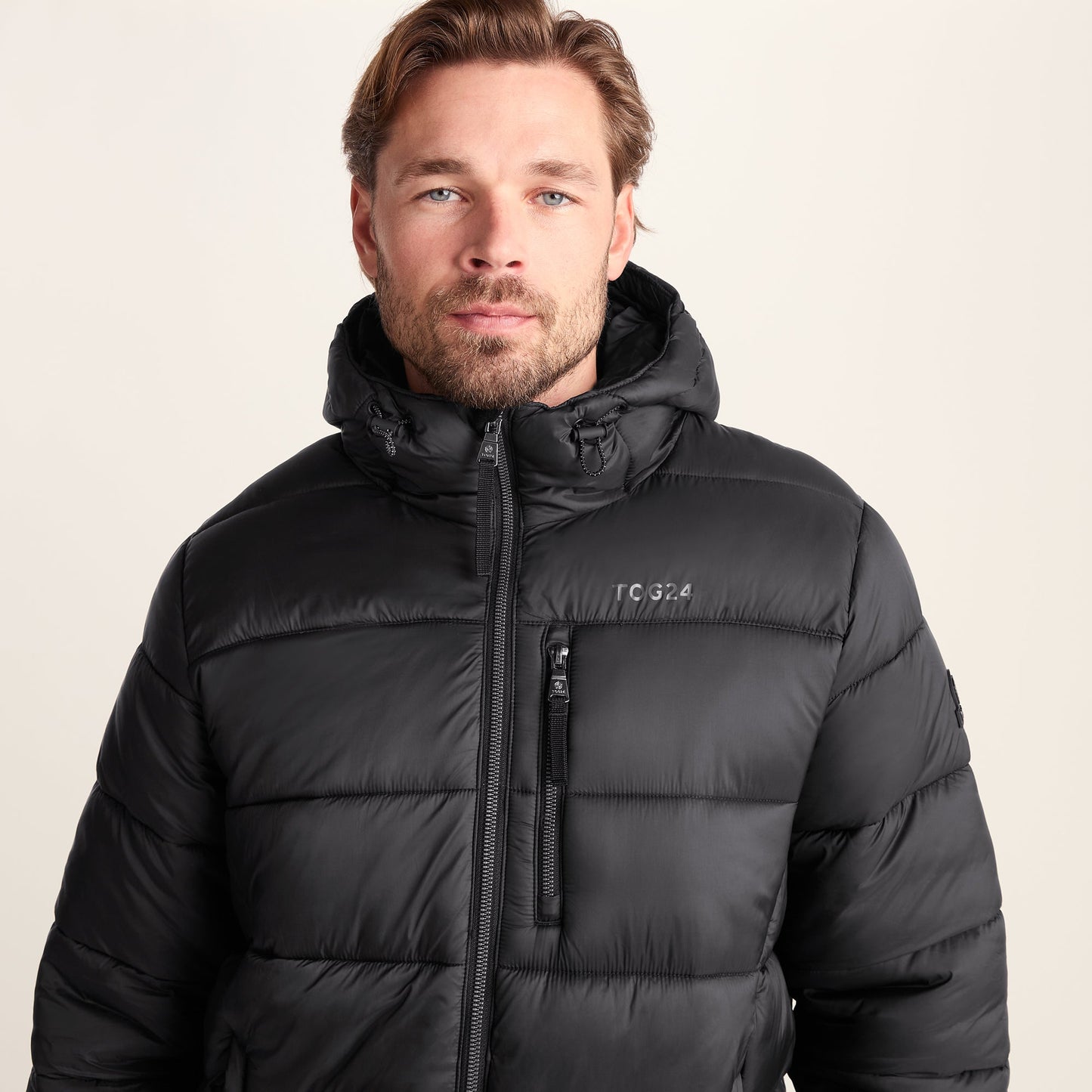 Maloney Mens Wind Resistant Insulated Jacket - Black