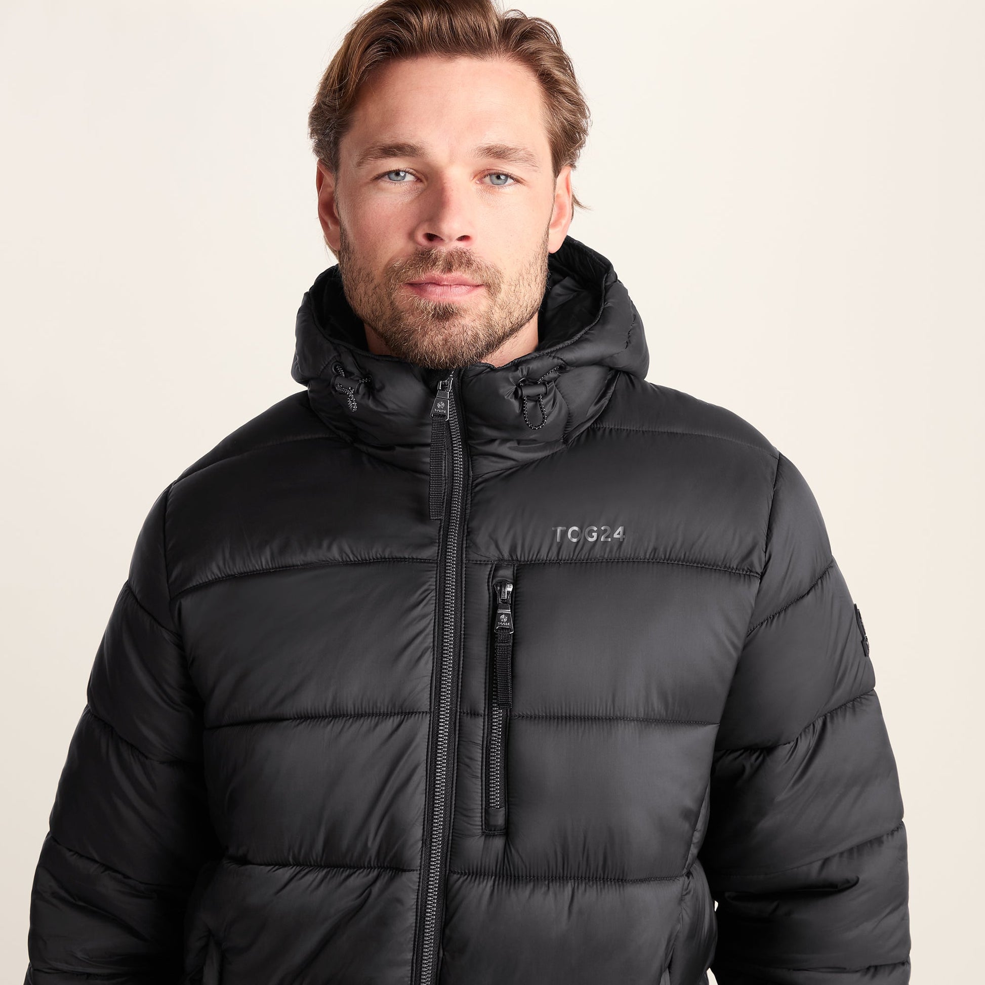Maloney Mens Wind Resistant Insulated Jacket - Black