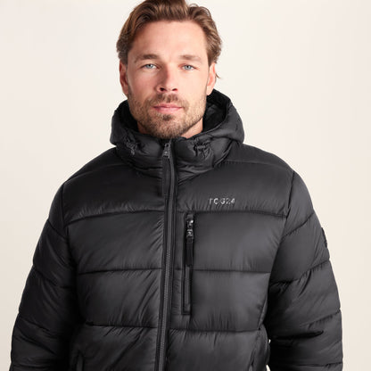 Maloney Mens Wind Resistant Insulated Jacket - Black