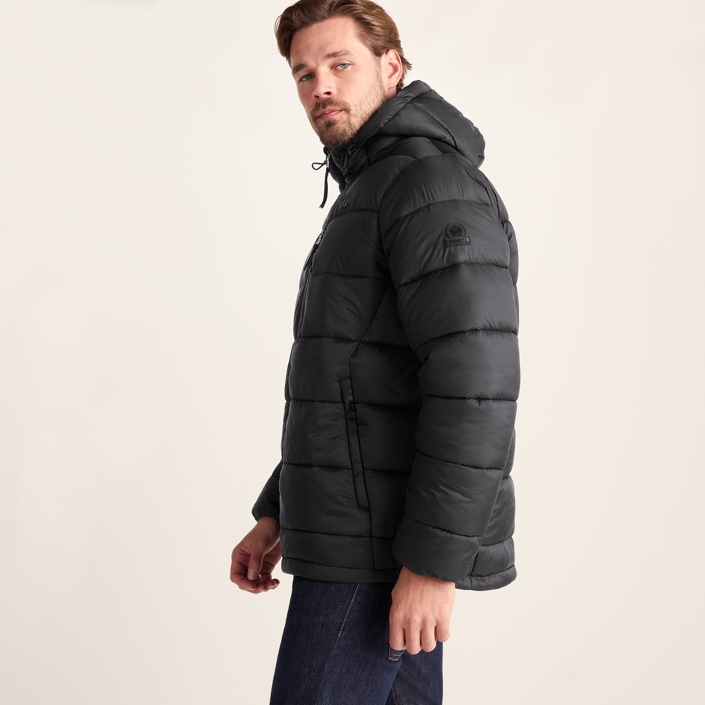 Maloney Mens Wind Resistant Insulated Jacket - Black