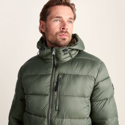 Maloney Mens Wind Resistant Insulated Jacket - Khaki