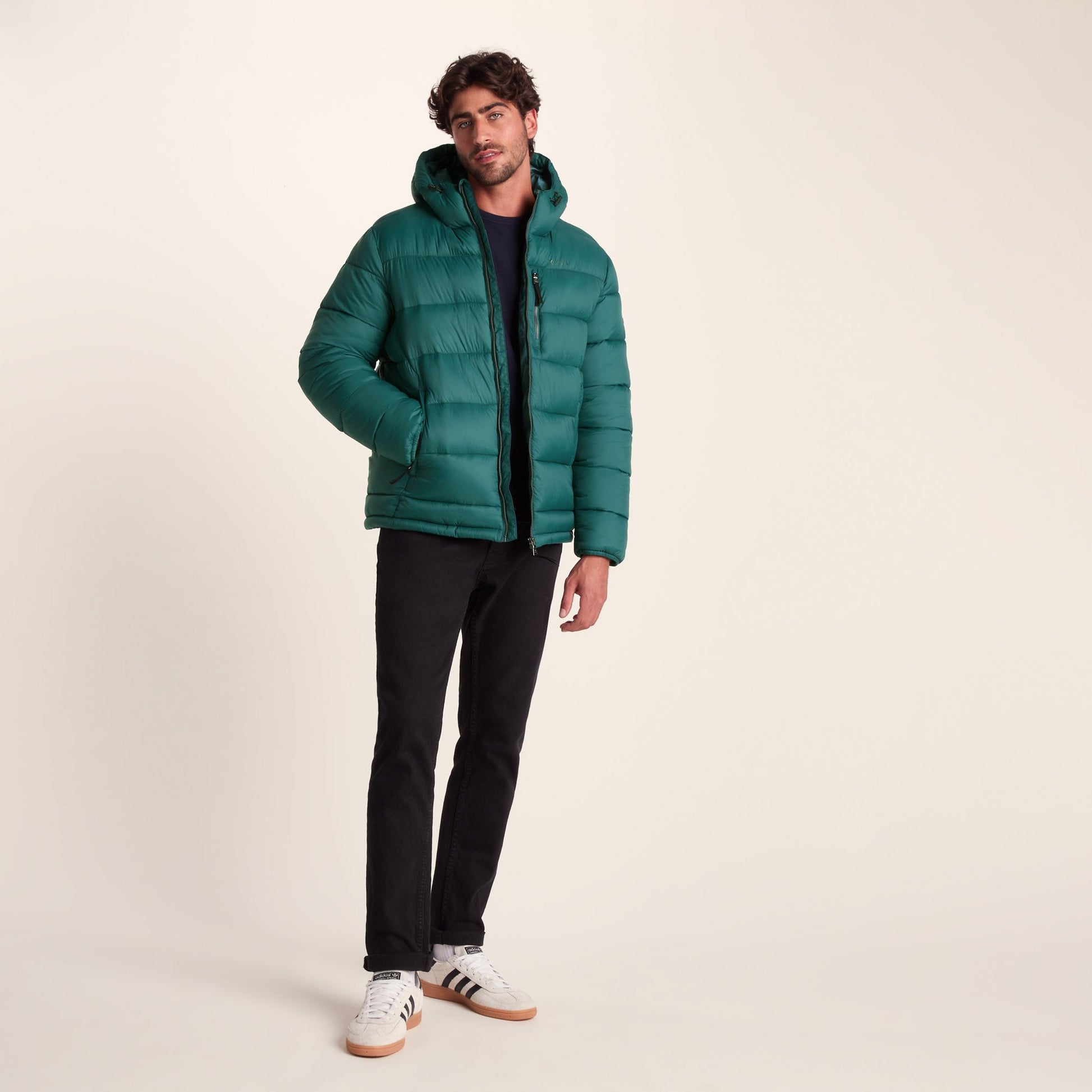Maloney Mens Wind Resistant Insulated Jacket - Dark Turquoise