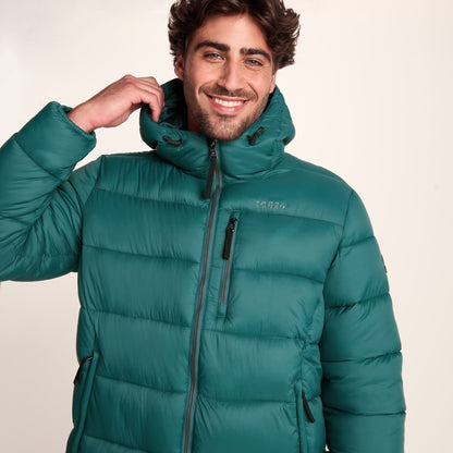 Maloney Mens Wind Resistant Insulated Jacket - Dark Turquoise