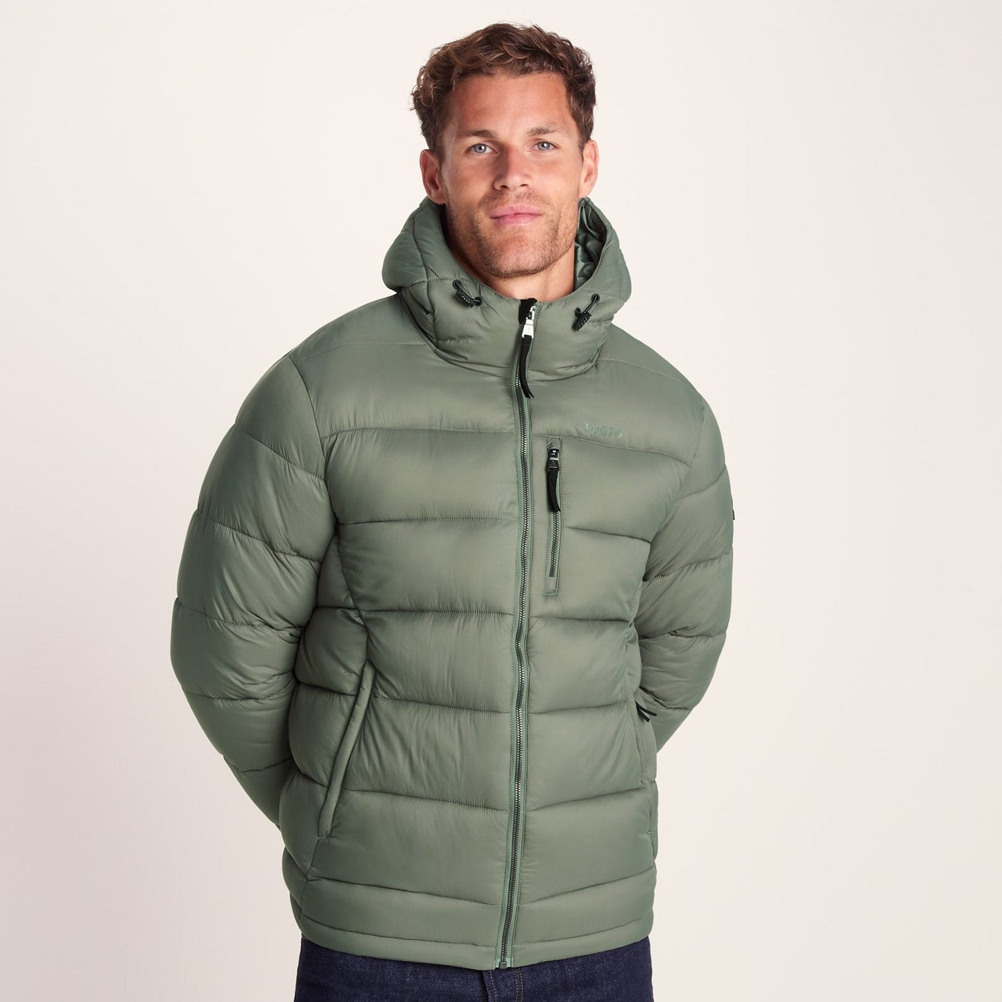 Maloney Mens Wind Resistant Insulated Jacket - Light Forest