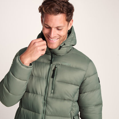 Maloney Mens Wind Resistant Insulated Jacket - Light Forest