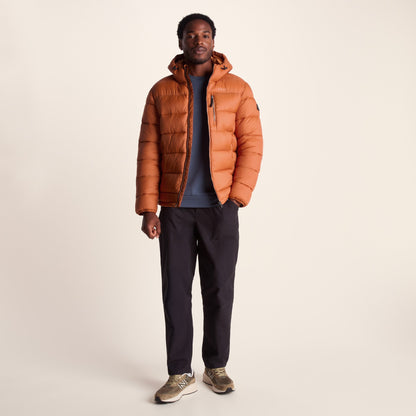 Maloney Mens Wind Resistant Insulated Jacket - Mahogany Orange