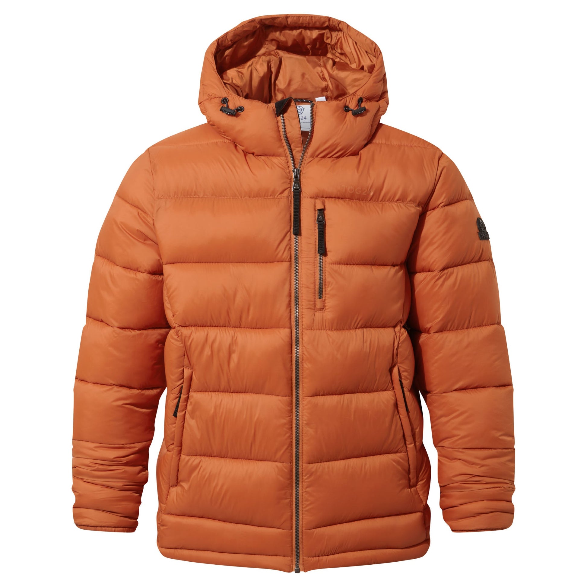 Maloney Mens Wind Resistant Insulated Jacket - Mahogany Orange