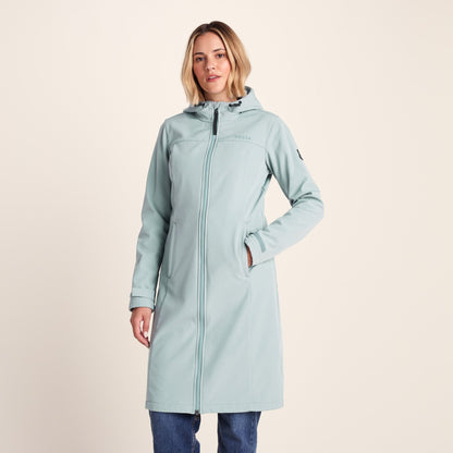 Marina Womens Long Water Resistant Softshell Jacket - Misty Grey