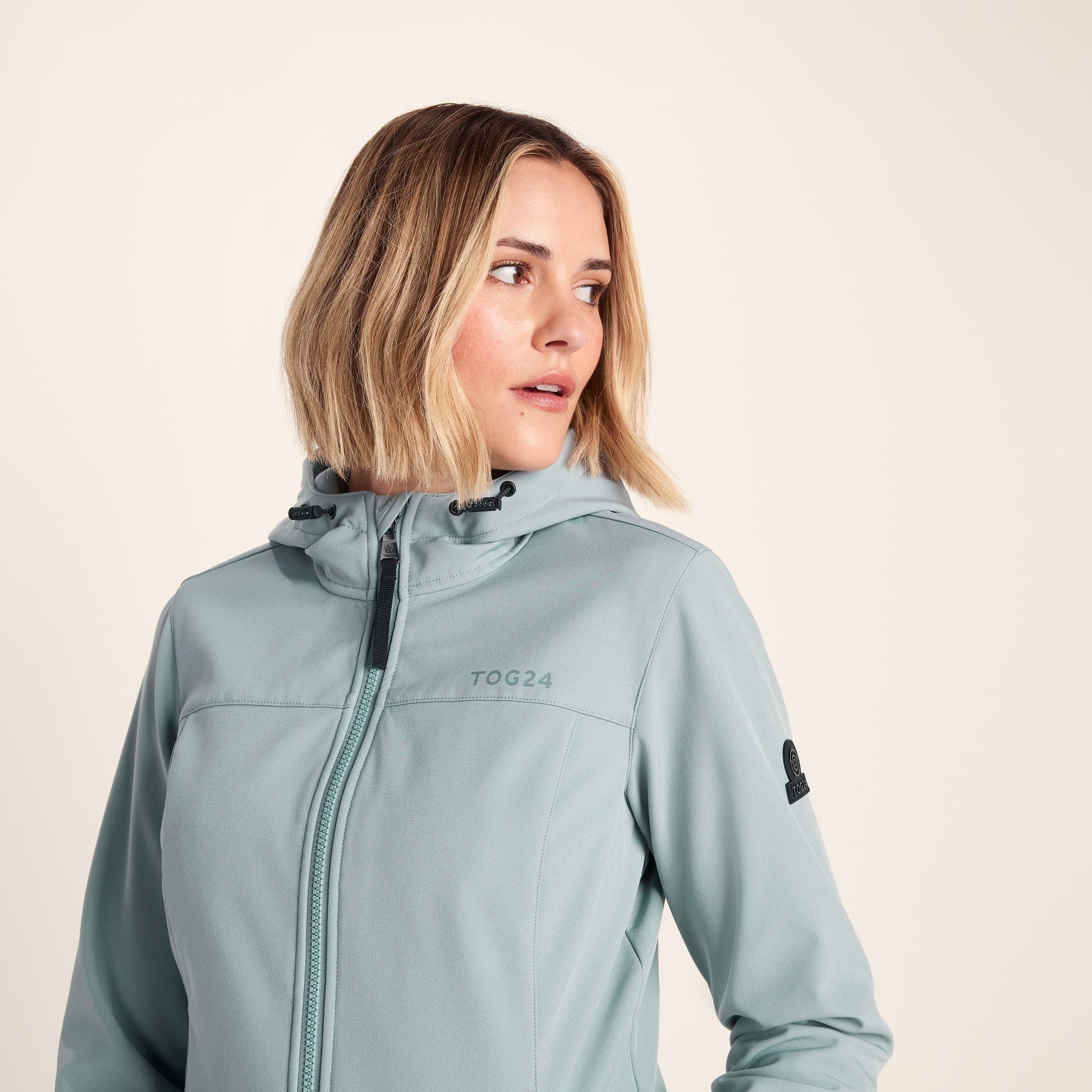 Marina Womens Long Water Resistant Softshell Jacket - Misty Grey