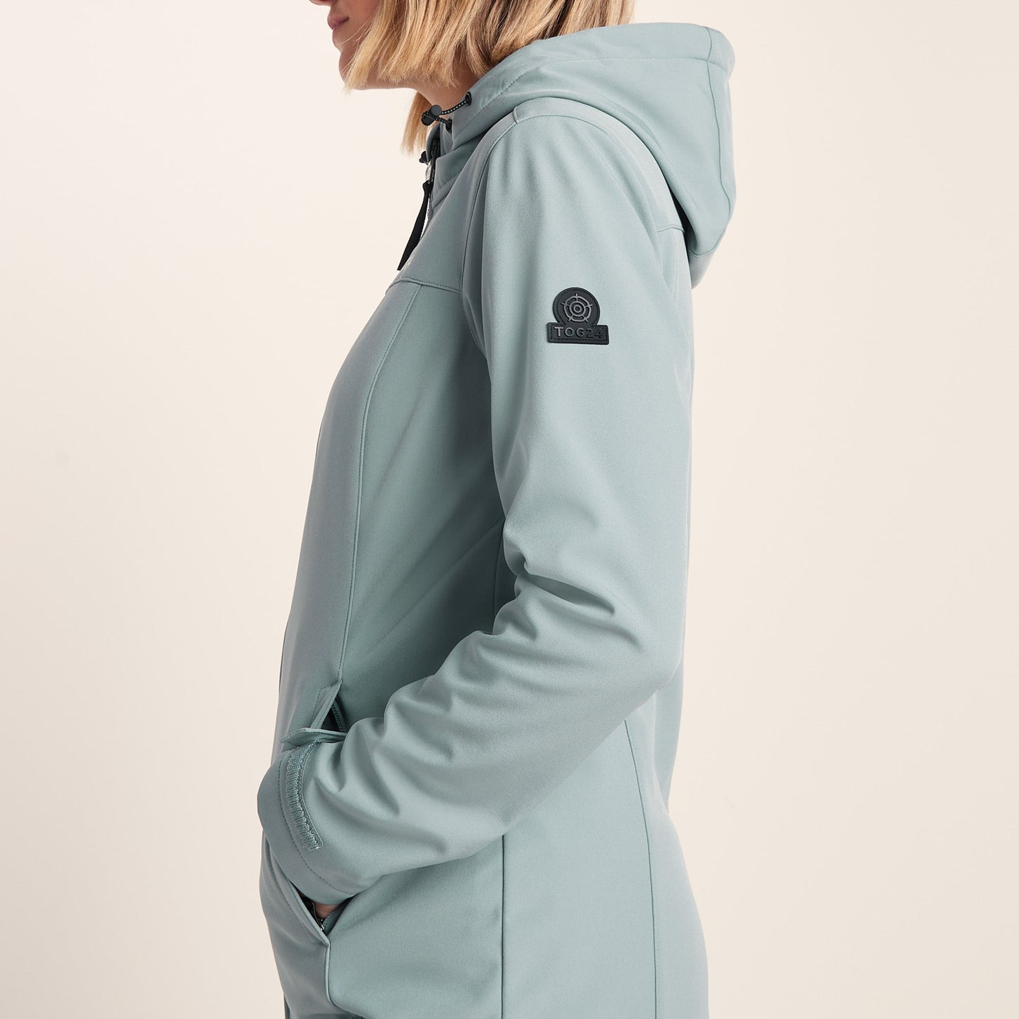 Marina Womens Long Water Resistant Softshell Jacket - Misty Grey